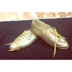 LA Gear Vintage Gold Flat 90s Flats Shoes 8.5